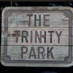 The Trinity Park Wooden Sign